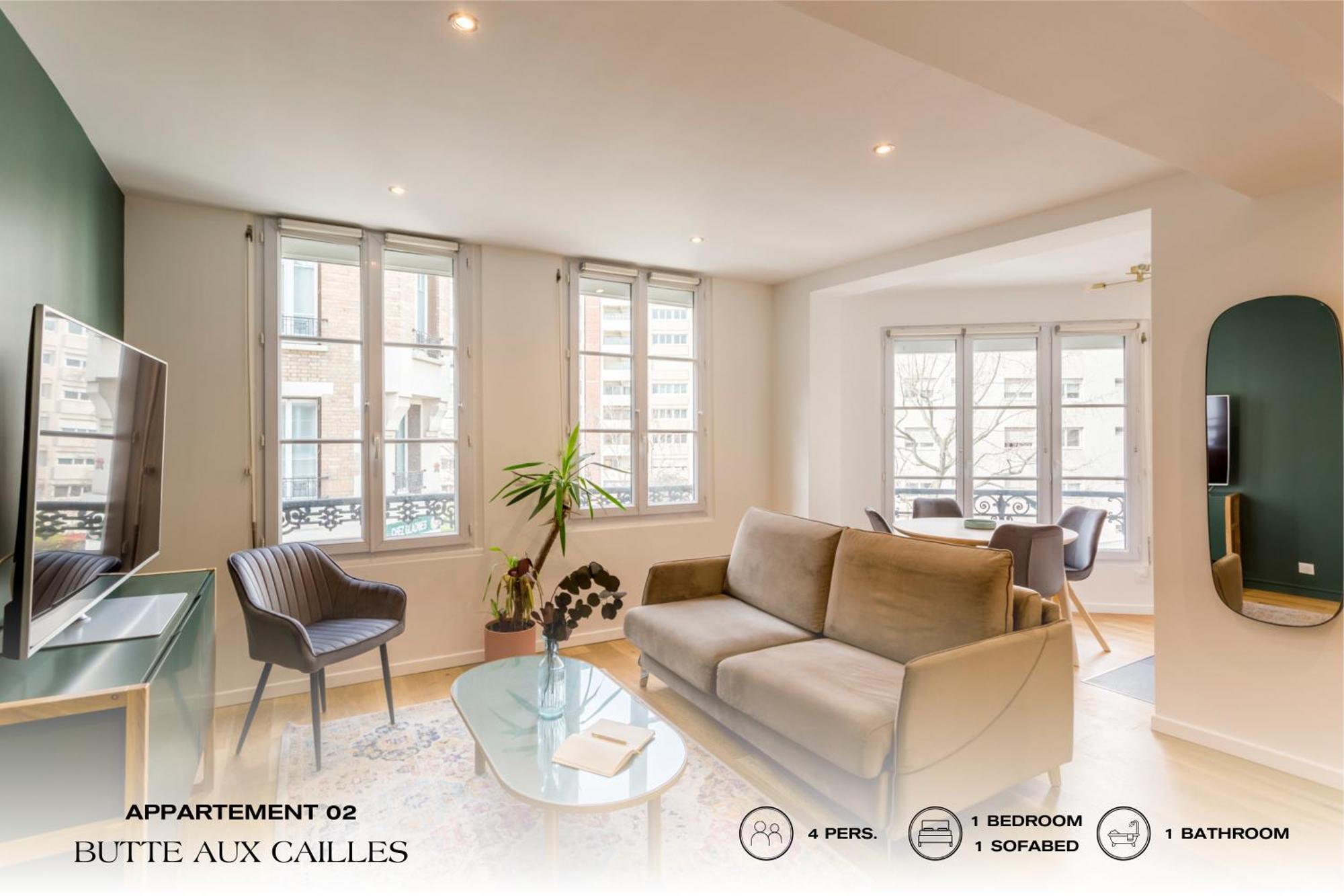 Апартаменти Beauquartier - Butte Aux Cailles I Париж Екстер'єр фото